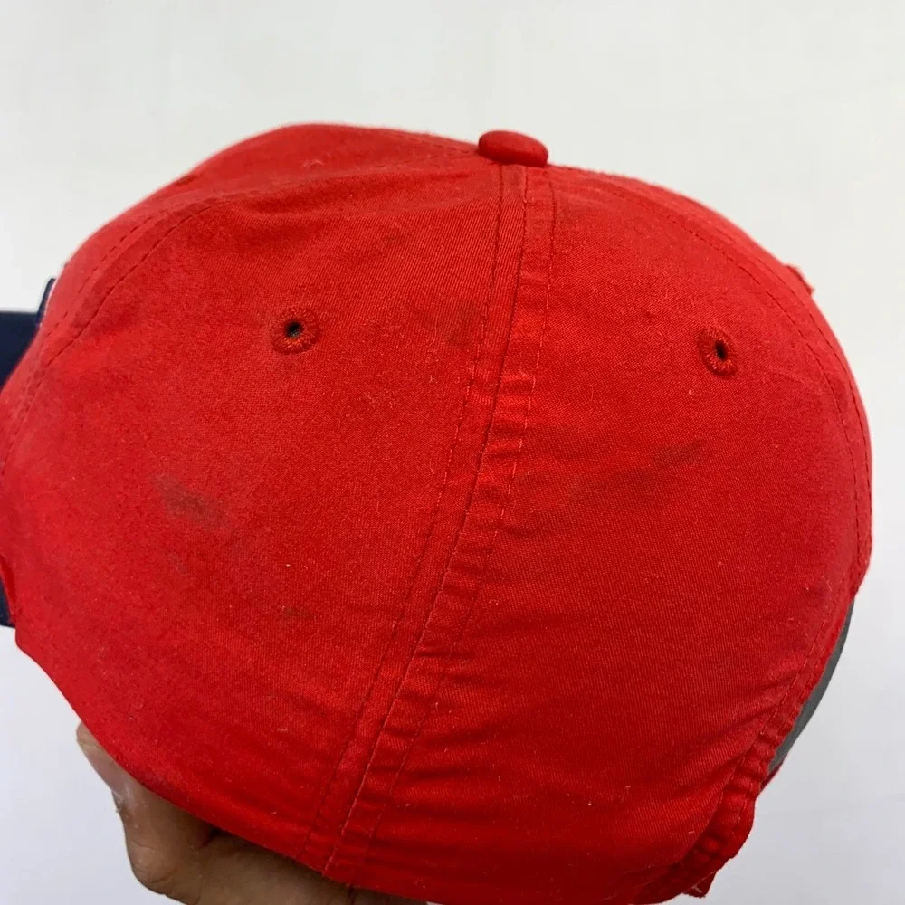 Vintage FUBU Sport Baseball Cap Hat Red Blue Youth Size Adjustable‎